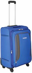 Amazon Brand - Solimo 78 cm Blue Softsided Check-in Suitcase with Wheels