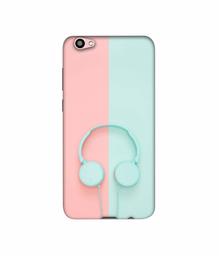 Amazon Brand - Solimo Designer Head Phone 3D Printed Hard Back Case Mobile Cover for Vivo V5 Plus