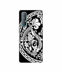 Amazon Brand - Solimo Designer Half Circle Rangoli 3D Printed Hard Back Case Mobile Cover for Oppo Reno 3 Pro