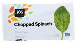 365 Everyday Value, Chopped Spinach, 16 oz, (Frozen)