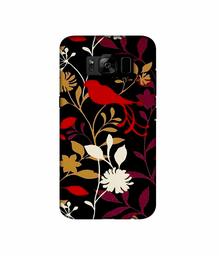 Amazon Brand - Solimo Designer Flower Bunch Pain On Cloth 3D Printed Hard Back Case Mobile Cover for Samsung Galaxy S8 Plus