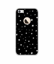 Amazon Brand - Solimo Designer Sperking Stars UV Printed Soft Back Case Mobile Cover for Apple iPhone 5 / 5S