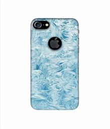 Amazon Brand - Solimo Designer Feather Texture 3D Printed Hard Back Case Mobile Cover for Apple iPhone 7 (with Logo Cut)