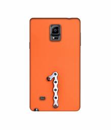 Amazon Brand - Solimo Designer Number One 3D Printed Hard Back Case Mobile Cover for Samsung Galaxy Note 4