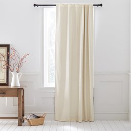 Stone & Beam Santos Curtain Magic Liner, 100% Blackout, Back Tab