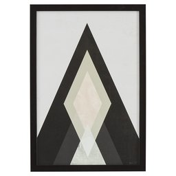 Modern Abstract Diamond Print I