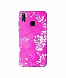 Amazon Brand - Solimo Designer Flower Pattern 3D Printed Hard Back Case Mobile Cover for Vivo Y95