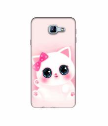 Amazon Brand - Solimo Designer Babby Kitty 3D Printed Hard Back Case Mobile Cover for Samsung Galaxy A8 (2016)