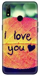 Amazon Brand - Solimo Designer Love Pattern Design 3D Printed Hard Back Case Mobile Cover for Realme 3 / Realme 3i