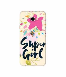 Amazon Brand - Solimo Designer Super Girl 3D Printed Hard Back Case Mobile Cover for Samsung Galaxy J4 Plus