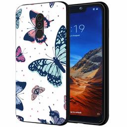 Amazon Brand - Solimo Designer Butterflies Printed Hard Back Case Mobile Cover for Poco F1 (D187)