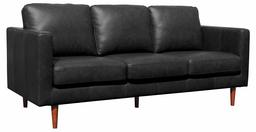 Amazon Brand – Rivet Revolve Modern Leather Sofa Couch, 80