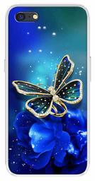 Amazon Brand - Solimo Designer Multicolor Butterfly Flower Design Printed Soft Back Case Mobile Cover for Oppo A71