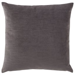 Amazon Brand – Stone & Beam Striated Velvet Linen-Look Decorative Throw Pillow, 17