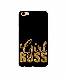 Amazon Brand - Solimo Designer Sparkle Girl Boss 3D Printed Hard Back Case Mobile Cover for Oppo F3