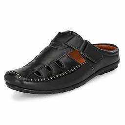 Centrino Men's Black Fisherman Sandals-7 UK (41 EU) (8 US) (6102-01)