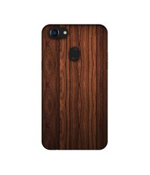 Amazon Brand - Solimo Designer Wooden Texture UV Printed Soft Back Case Mobile Cover for Oppo F5