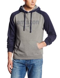 Amazon Gear - Sudadera unisex bicolor con capucha y manga raglán