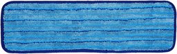 AmazonBasics Microfiber Damp Mop Cleaning Pad with Stripes, 18 Inch, 12-Pack