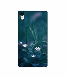 Amazon Brand - Solimo Designer White Flower 3D Printed Hard Back Case Mobile Cover for Sony Xperia Z2