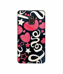 Amazon Brand - Solimo Designer Love You 3D Printed Hard Back Case Mobile Cover for Samsung Galaxy A8 Plus