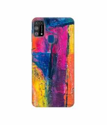 Amazon Brand - Solimo Designer Color Mash On Canvas 3D Printed Hard Back Case Mobile Cover for Samsung Galaxy M31