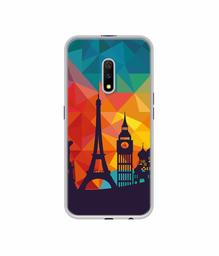 Amazon Brand - Solimo Designer Colored Paris UV Printed Soft Back Case Mobile Cover for Realme X