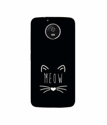 Amazon Brand - Solimo Designer Meow 3D Printed Hard Back Case Mobile Cover for Motorola Moto G5