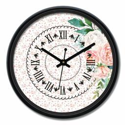 Amazon Brand - Solimo 12-inch Wall Clock - Splendour (Silent Movement)