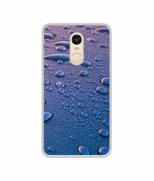 Amazon Brand - Solimo Designer Water Drops UV Printed Soft Back Case Mobile Cover for Mi Redmi Note 4