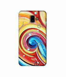 Amazon Brand - Solimo Designer Abstarct Color Mixing 3D Printed Hard Back Case Mobile Cover for Samsung Galaxy J6 Plus