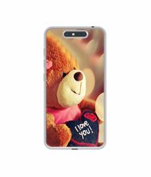 Amazon Brand - Solimo Designer Teddy Bear UV Printed Soft Back Case Mobile Cover for Micromax Dual 4 E4816