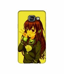 Amazon Brand - Solimo Designer DJ Girl Vector 3D Printed Hard Back Case Mobile Cover for Samsung Galaxy A3 (2016)