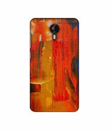 Amazon Brand - Solimo Designer Orange Canvas 3D Printed Hard Back Case Mobile Cover for Micromax Canvas Nitro 4G E455