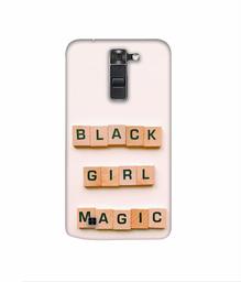 Amazon Brand - Solimo Designer Black Girl Magic 3D Printed Hard Back Case Mobile Cover for LG K10