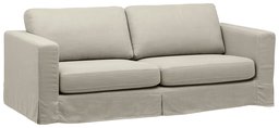 Amazon Brand – Stone & Beam Bryant Modern Sofa Couch with Slipcover, 85.1