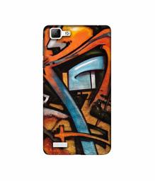 Amazon Brand - Solimo Designer Painting 3D Printed Hard Back Case Mobile Cover for Vivo V1