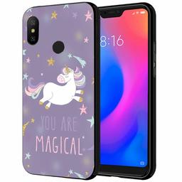 Amazon Brand - Solimo Designer Magical Unicorn Printed Hard Back Case Mobile Cover for Xiaomi Redmi 6 Pro (D1292)