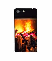 Amazon Brand - Solimo Designer Born Fire 3D Printed Hard Back Case Mobile Cover for Sony Xperia M5 Dual