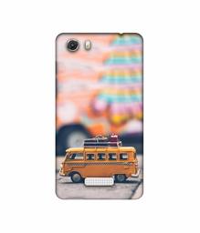 Amazon Brand - Solimo Designer Toy Bus 3D Printed Hard Back Case Mobile Cover for Micromax Canvas Unite 3 Q372