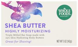 Whole Foods Market, Triple Milled Soap, Shea Butter, Highly Moisturizing, 5 oz