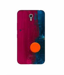 Amazon Brand - Solimo Designer Pink and Blue Brush Texture 3D Printed Hard Back Case Mobile Cover for Lenovo ZUK Z1