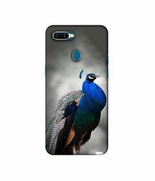 Amazon Brand - Solimo Designer Peacock 3D Printed Hard Back Case Mobile Cover for Oppo A7