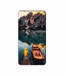 Amazon Brand - Solimo Designer Lake View 3D Printed Hard Back Case Mobile Cover for Nokia 2.1