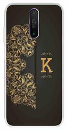 Amazon Brand - Solimo Designer Multicolor Black Pattern Alphabet-K Printed Soft Back Case Mobile Cover for Poco X2 / Xiaomi Redmi K30