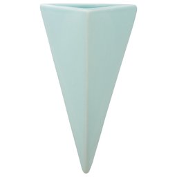 Amazon Brand – Rivet Triangle Wall Mount Vase, 7