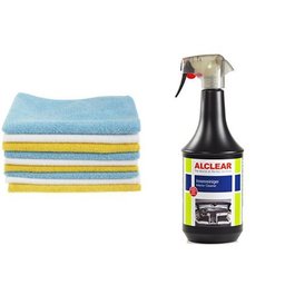 AmazonBasics Microfibre Cleaning Towels (Pack of 6) and 2 721IR Based on to clean 1000ml