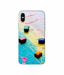 Amazon Brand - Solimo Designer Multicolor WaxColor Blocks 3D Printed Hard Back Case Mobile Cover for Apple iPhone Xs Max