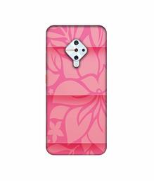 Amazon Brand - Solimo Designer Pink Flower Banch Print On Cloth 3D Printed Hard Back Case Mobile Cover for Vivo S1 Pro