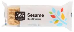 365 Everyday Value, Sesame Rice Crackers, 3.57 oz